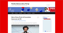 Desktop Screenshot of partitodemocraticoparigi.org