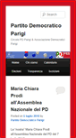 Mobile Screenshot of partitodemocraticoparigi.org